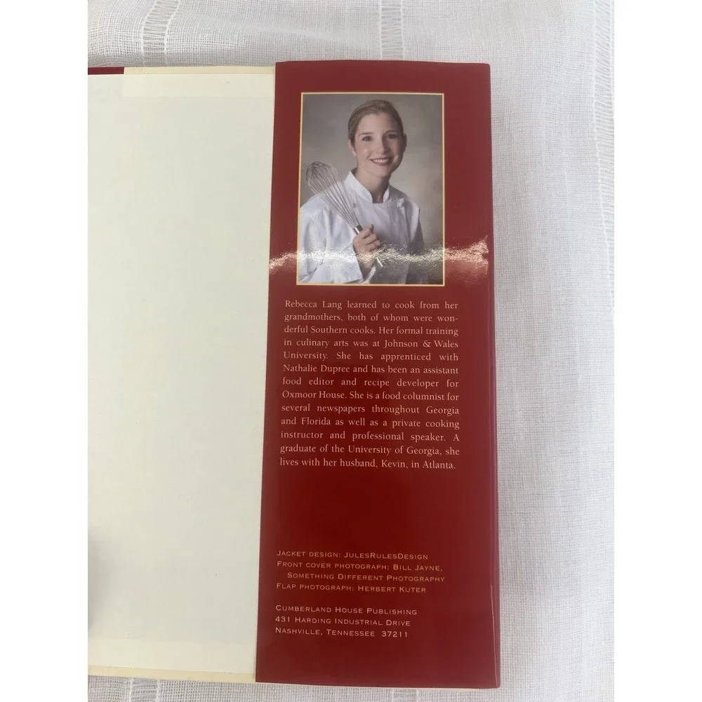 Rebecca Lang Signed‎ Southern Entertaining 2004 First Edition HC Cookbook